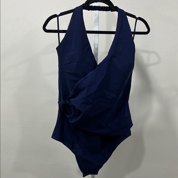 Chiara Boni La Petite Robe Robe Varvara Side Ring One Piece Swimsuit - Picture 3 of 12